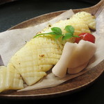 貴馳走坊 あ・うん - アオリイカの西京焼き