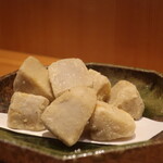 こころや - 海老芋の唐揚げアップ