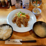 洋食のグルメ - 料理写真:カキフライ定食(1350円)