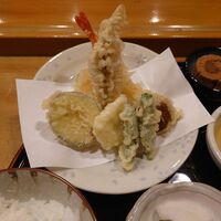博多 赤らく - 天ぷら・刺身御膳　1,800円