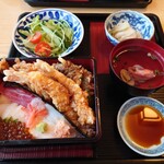 寿司久 - 料理写真:よくばり丼①