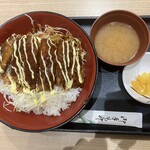 めし処 甲州亭 - 221222木　山梨　めし処 甲州亭　味噌かつ丼大盛Ver2 1,070円