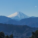 権現茶屋 - この日はくっきり富士山が見えました