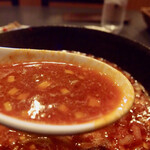 China 胡桃庵 - 麻辣・芝麻醬も抑えぎみの口ごたえの良いスープ（2022年10月）