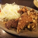 金町製麺 - レバーの唐揚げ