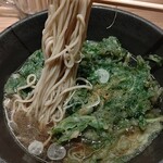 大衆そば酒場 しのぶ庵 - 麺アップ