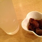 韓国居酒屋 らごん - ゆずチューハイとお通し
