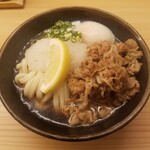 こがね製麺所 - 肉温玉ぶっかけ　890円　小 一玉