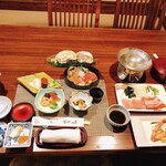 かがり屋 - この他、天ぷら・きんき湯煮・きんき唐揚げ・吸い物・デザート