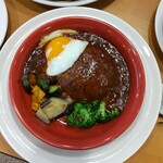 カフェレストラン ガスト - 感動ハンバーグ〜トリュフ香るポテトチーズクリームIN〜