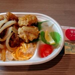 ほっともっと - 料理写真:地域限定 ビーフ&鶏天タル弁当