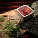 ネギトロの磯部巻き