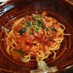 ragu-tei - パスタランチ　彩り野菜とベーコンのトマトソース　アマトリチャーナ