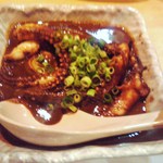 炭火焼鳥 串善 - 本日のお勧め～烏賊の肝煮（＠３８０円）