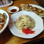 田島ラーメン - 半チャーハン 餃子