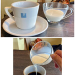 FRAMES - ドリンク・バー
コーヒーとミルクでカフェオレにしました。