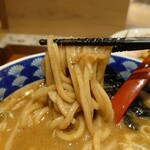 別邸 たけ井 - 麵とつけ汁の絡み具合