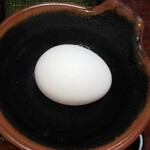 金澤屋牛肉店 - 牛鍋に付く生卵(R4.12.26撮影)