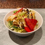 Teppanyaki Atago - ノンオイル青じそドレッシングのサラダ