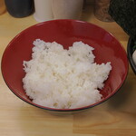 ラーメン 三亀 - ご飯 100円