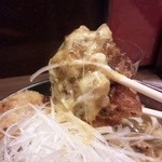 讃岐麺屋 あうん - 一個一個がでかい。