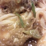 讃岐麺屋 あうん - 肉入り。