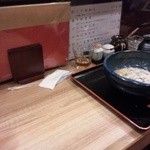 讃岐麺屋 あうん - 嫁が完食してんのに、私のがまだ提供されない・・・どういう事？？？？めっちゃ待ちますよ。