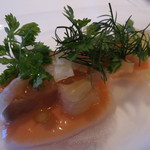 25年6月　北海道産雌時鮭のカルパッチョ