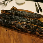 アーリア ディ タクボ - 25年6月　仏産ホワイトアスパラ　焼いたところ