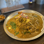 定食堂 金剛石 - オイスターマサラ＆マスタードチキン