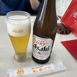 味のおぐら 本店 - グラスもキリッと冷えてる