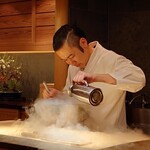 わたなべ - 液体窒素で目の前で作る