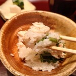 わたなべ - 鰆と芹ご飯