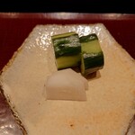 わたなべ - お新香（胡瓜、大根）