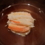 わたなべ - 雄の松葉蟹の真薯のお椀