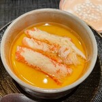 くろ﨑 - 2022.11.  間人蟹(雌)の茶碗蒸し