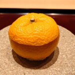 わたなべ - 雌の越前蟹と百合根の柚子釜蒸し