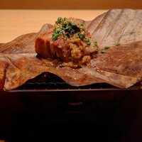 わたなべ - 山形の金華豚の朴葉味噌焼き