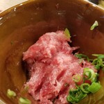 出羽鮨 - ネギトロつまみ。