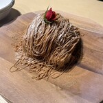 Bloomy's 盛岡 - 絹糸モンブラン　きなこロール×アイスクリームコラボ①