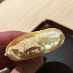 匠 進吾 - 塩ときな粉のアイスを最中で。今はこの組み合わせが一番好み。