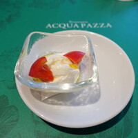 リストランテ アクアパッツァ - キッチンからの一皿
