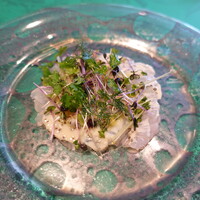 リストランテ アクアパッツァ - 平目のカルパッチョあさりの旨味と柚子の香り」