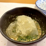 三笠鮨 - 聖護院カブと葛切り♡