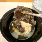 三笠鮨 - 北海道 蝦夷あわび揚げ ♡