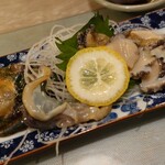 くろしを - アワビの造り