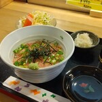 Shokushudokoro Nishiki - ネギトロ丼（ごはん少なめ）700円