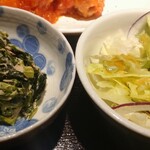 Washu Takine - 小鉢とサラダ