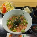 Shokushudokoro Nishiki - ネギトロ丼（ごはん少なめ）700円