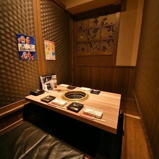 ★You can enjoy Yakiniku (Grilled meat) in a relaxed manner at all seats with kotatsu seats.